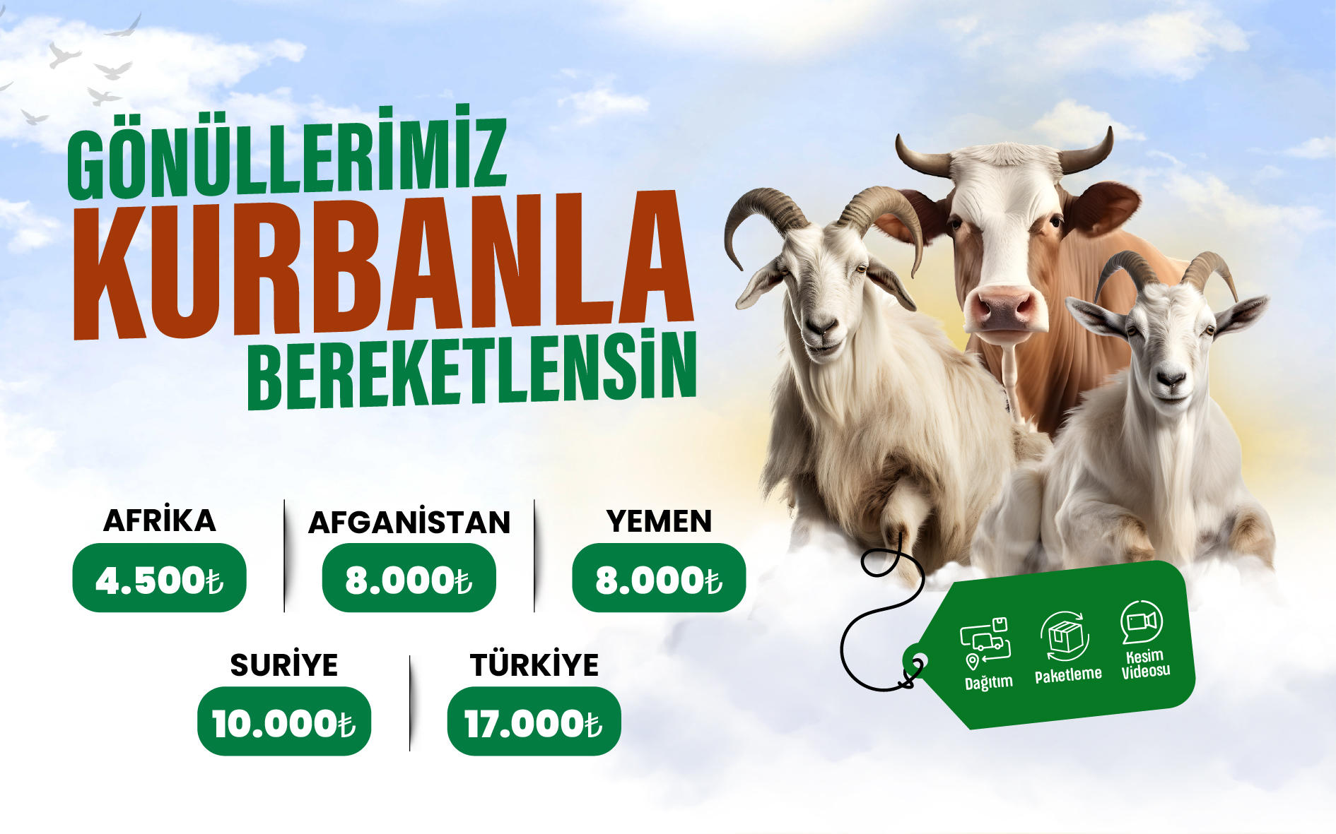 Gönüllerimiz Kurbanla Bereketlensin